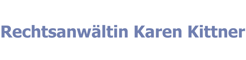 Rechtsanw&auml;ltin Karen Kittner